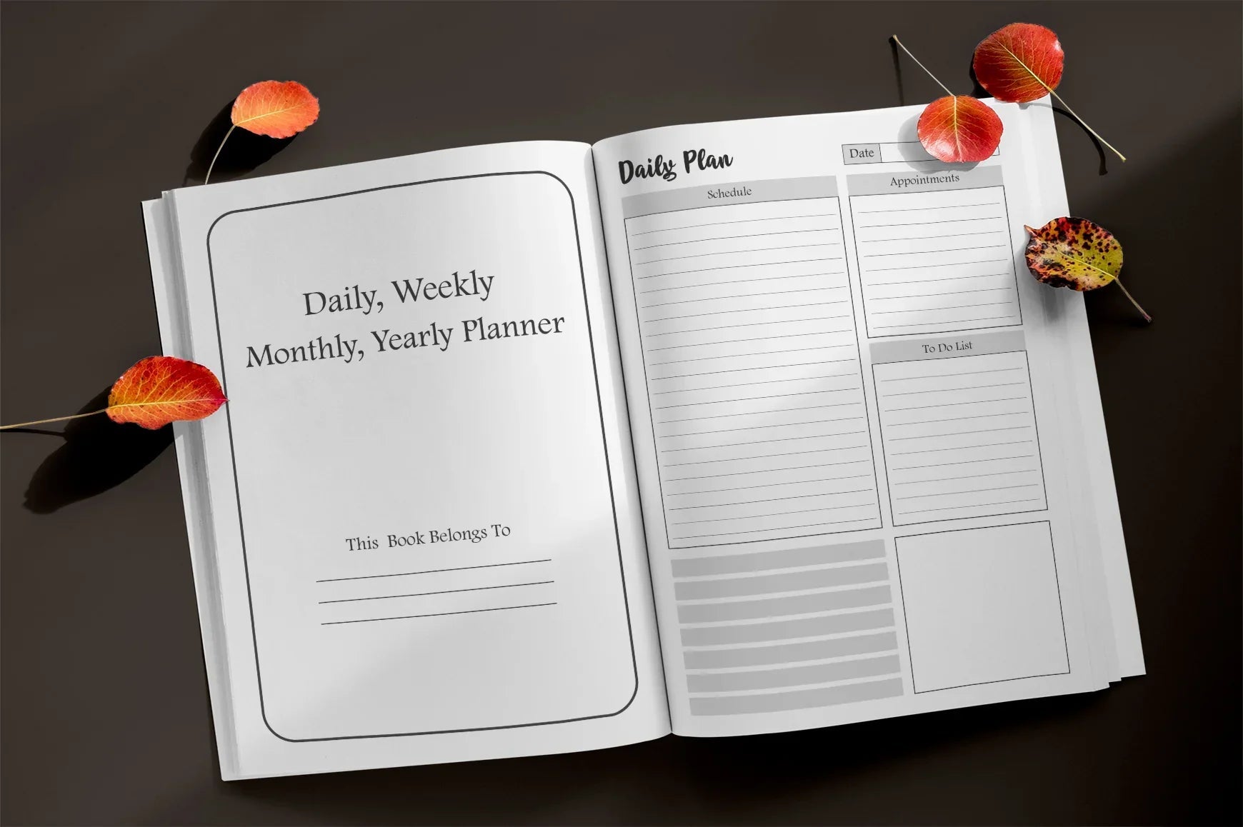 Daily, Weekly, Monthly, Yearly Planner - CraftNest - Digital Crafting and Art