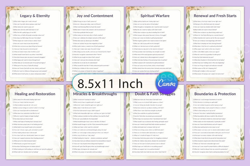 Prayer Prompts Guide for Inspiration - CraftNest - Digital Crafting and Art