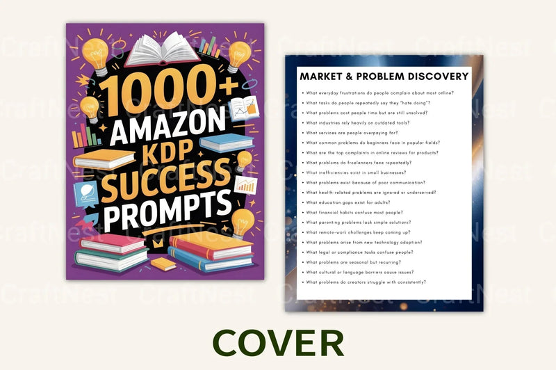 Amazon KDP Success Prompts - CraftNest - Digital Crafting and Art