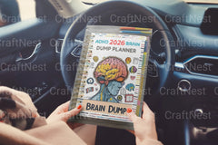 ADHD Brain Dump Planner for Effective Organization - CraftNest - Digital Crafting and Art