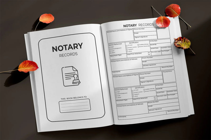 Notary Records Planner  Bundle - CraftNest - Digital Crafting and Art