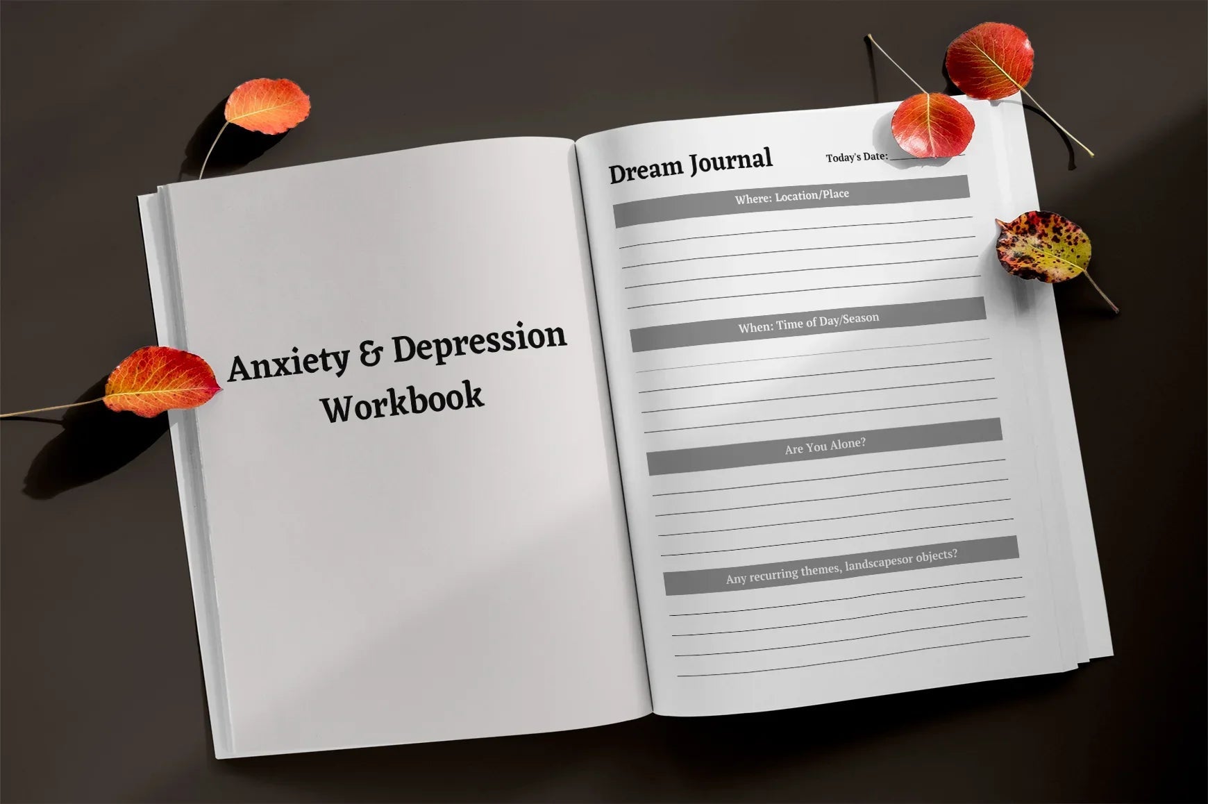 Anxiety and Depression Workbook Bundle - CraftNest - Digital Crafting and Art