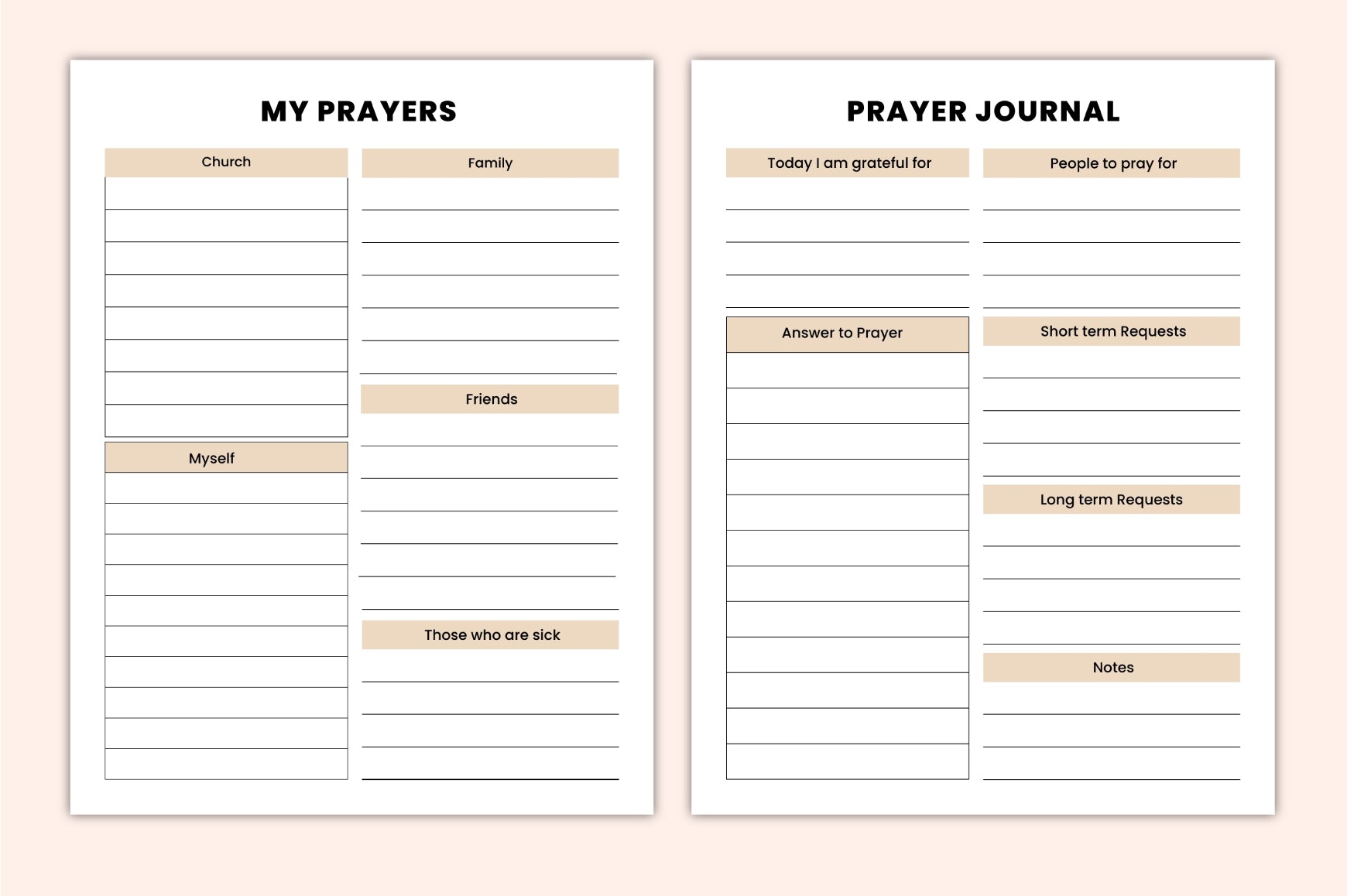 Grace Prayer Journal: Enhance Your Spiritual Journey