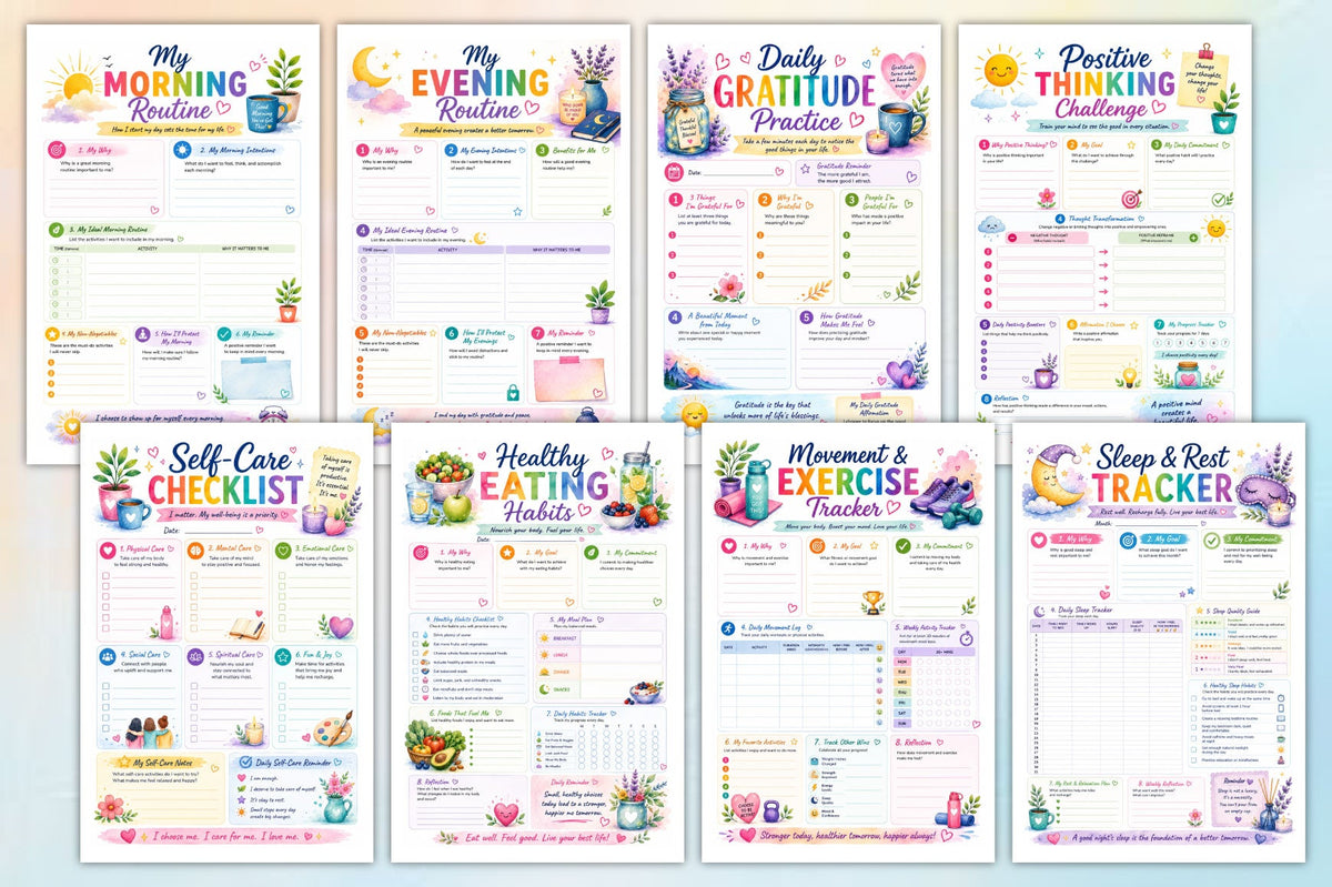 Positive Habits Lifestyle Workbook