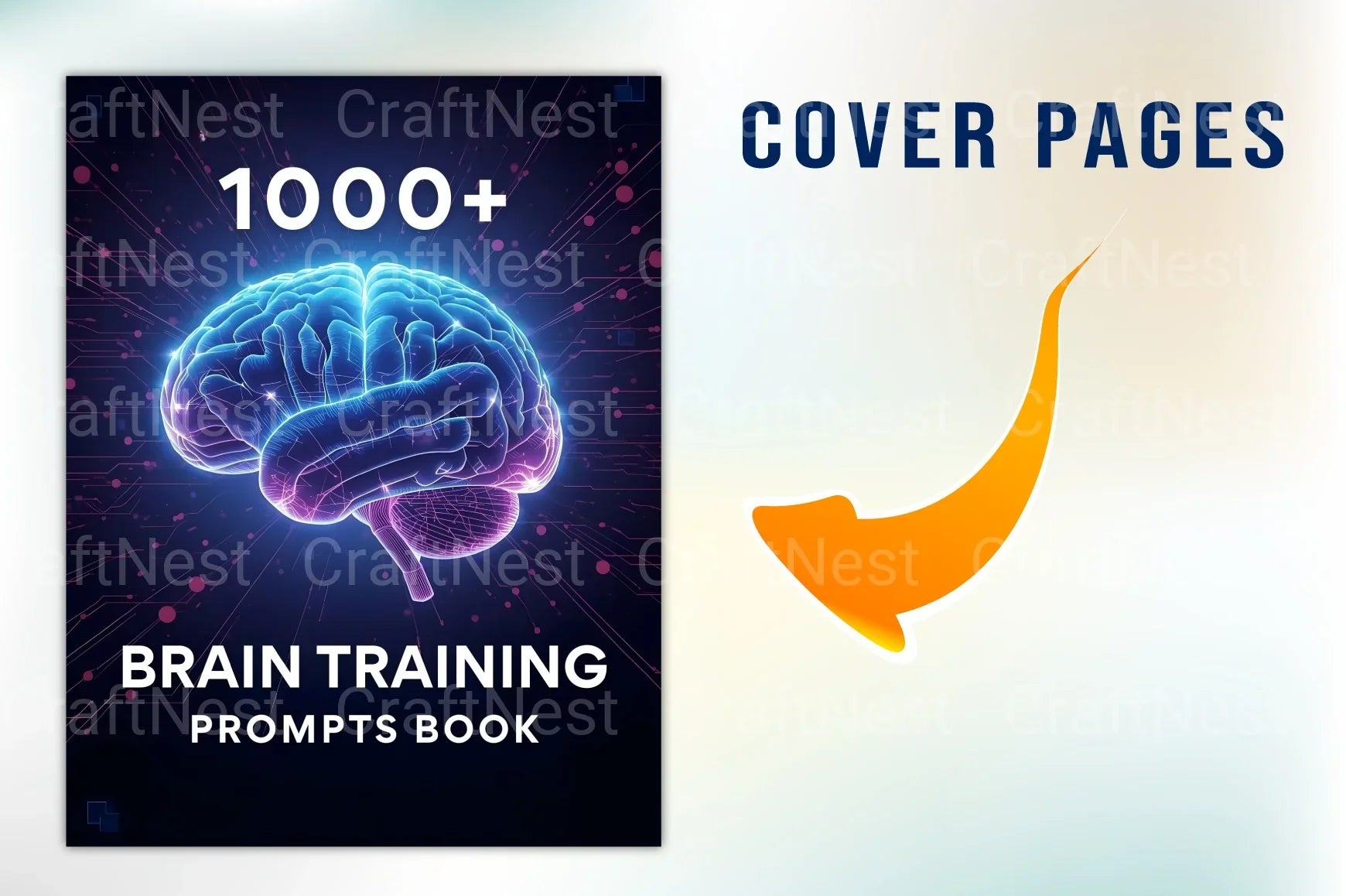 Brain Training Prompts Book for Cognitive Enhancement - CraftNest - Digital Crafting and Art