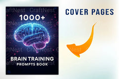 Brain Training Prompts Book for Cognitive Enhancement - CraftNest - Digital Crafting and Art