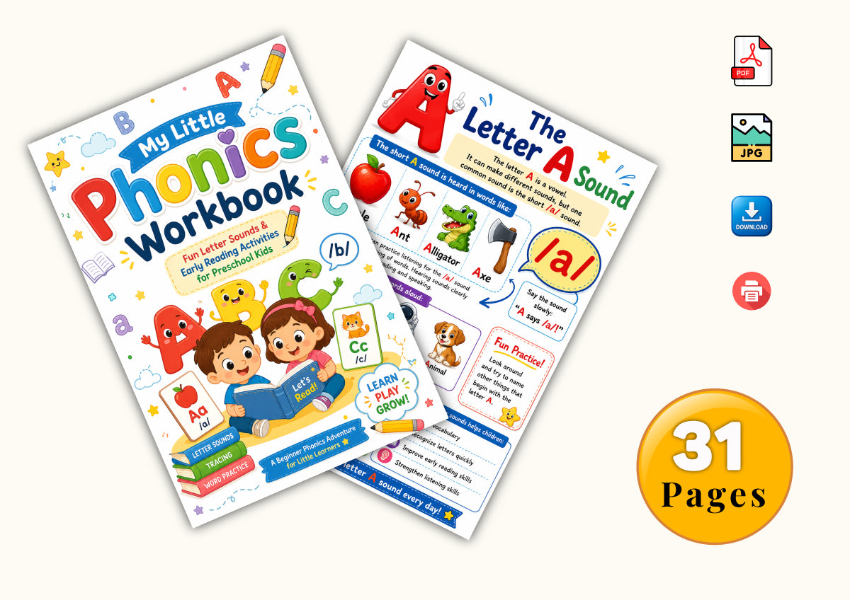 My Little Phonics Workbook
