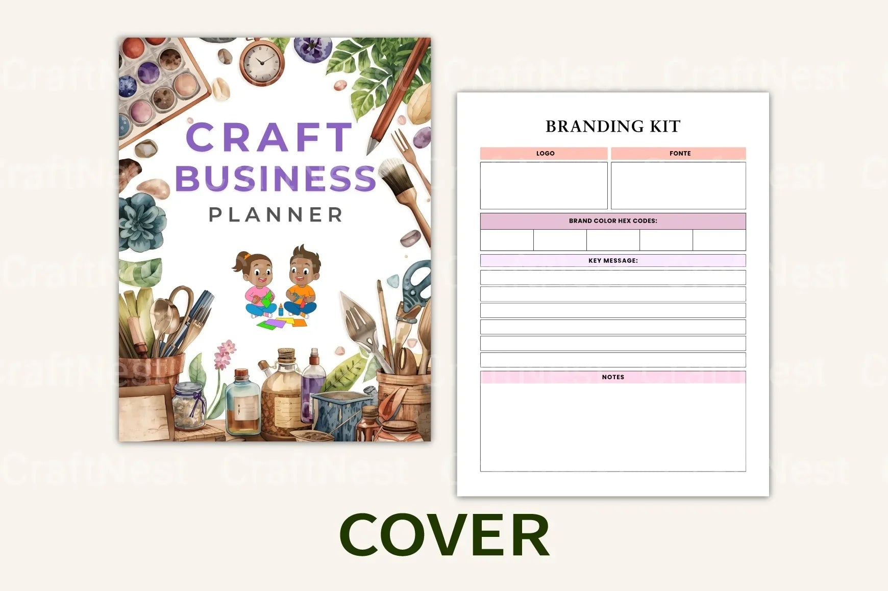 Craft Business Planner Guide - CraftNest - Digital Crafting and Art