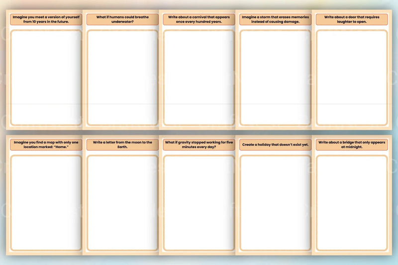 Creative Writing Prompts Book - CraftNest - Digital Crafting and Art