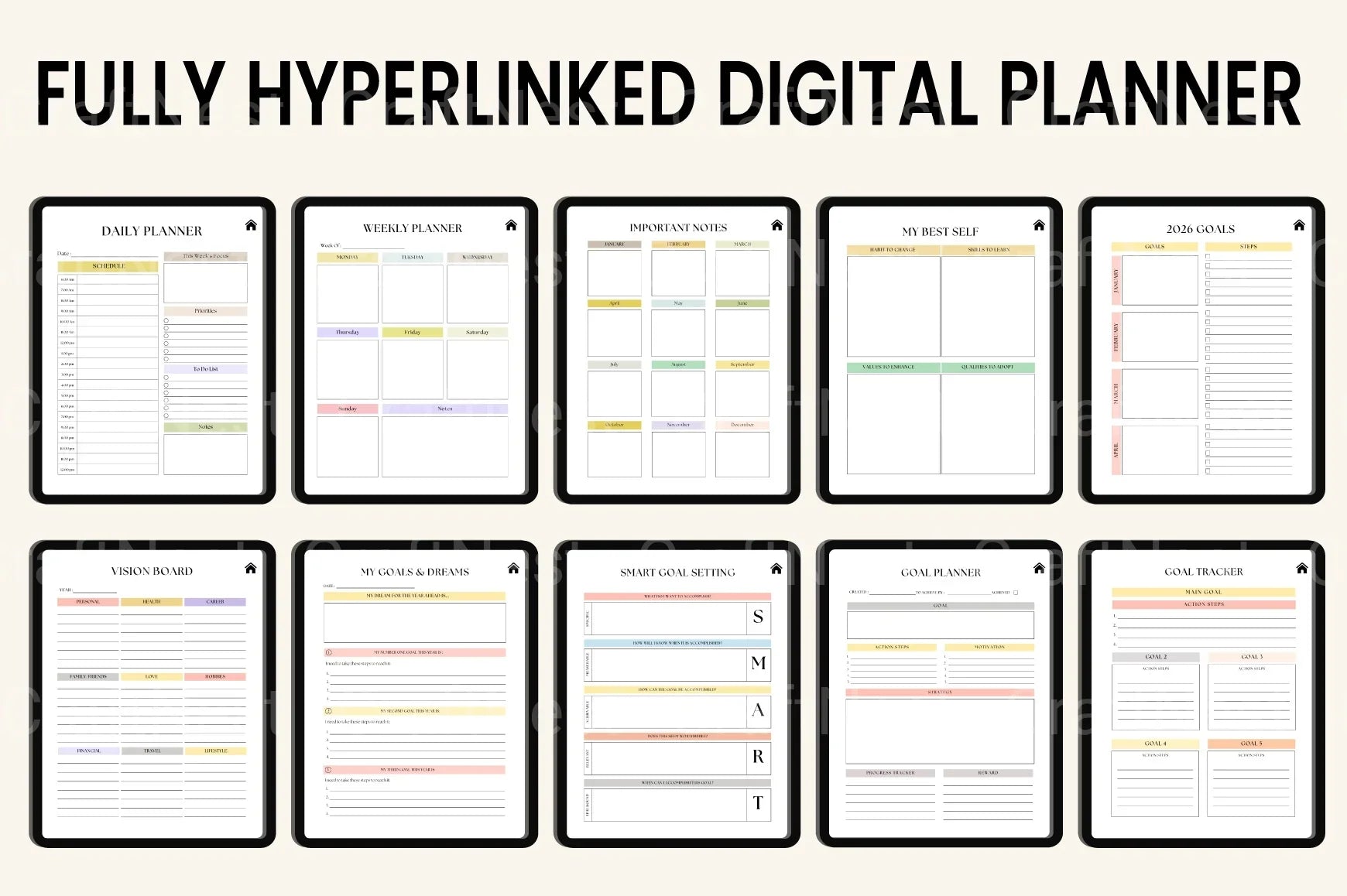 Life Goals Vision Board Workbook - CraftNest - Digital Crafting and Art