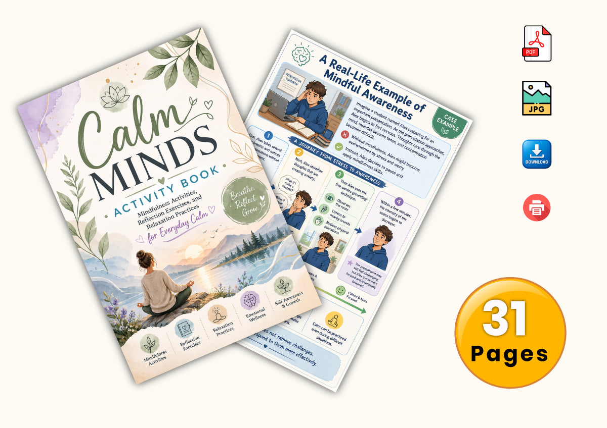 Calm Minds Activity Book