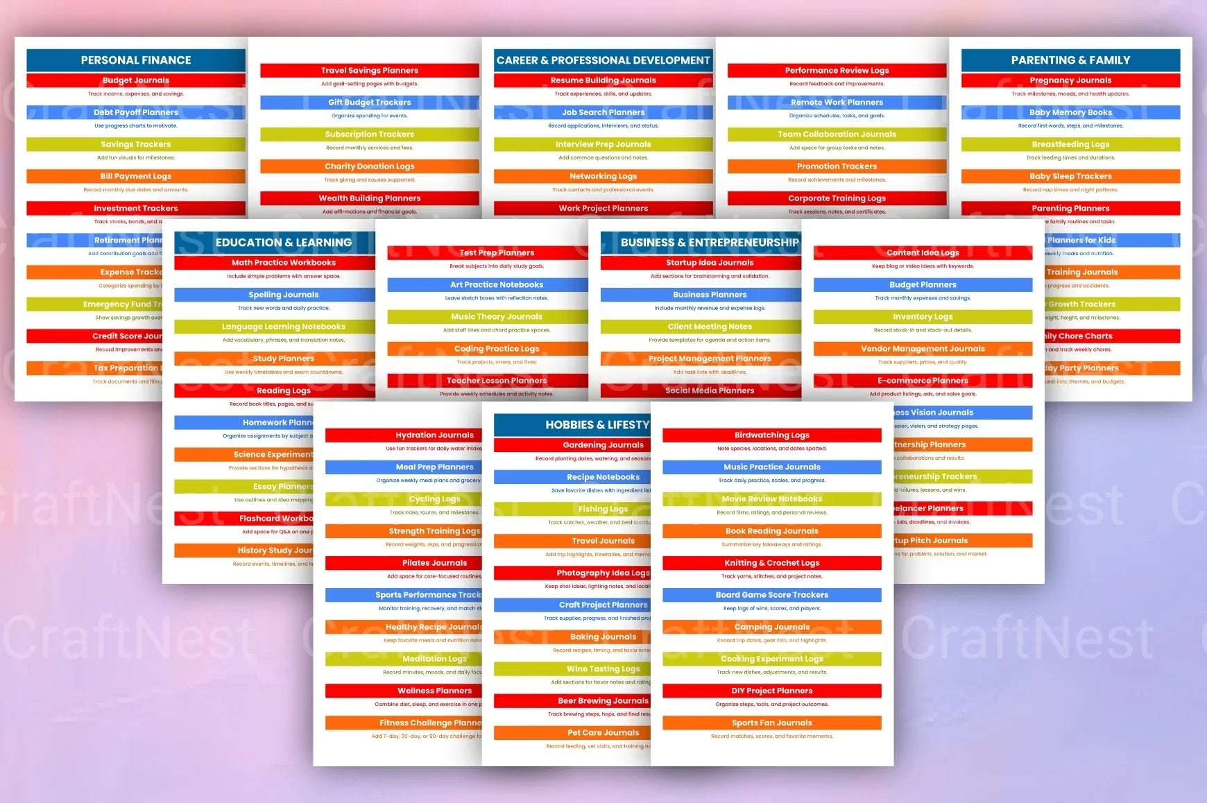 500 Niches: Road to KDP Success - CraftNest - Digital Crafting and Art