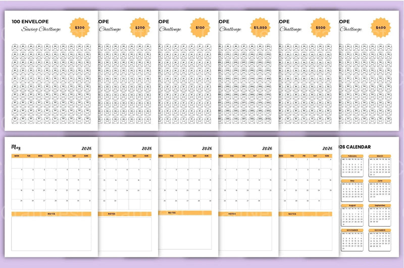 Money Saving Challenge: Boost Your Savings - CraftNest - Digital Crafting and Art