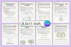 Natural Healing Guidance Planner - CraftNest - Digital Crafting and Art