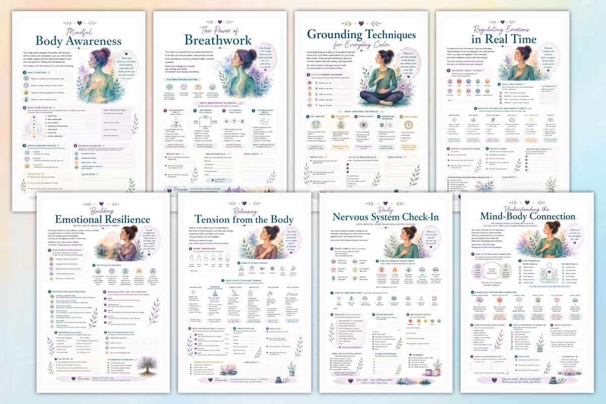 Nervous System Healing Workbook for Adults