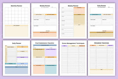 Dissertation Planner Guide - CraftNest - Digital Crafting and Art
