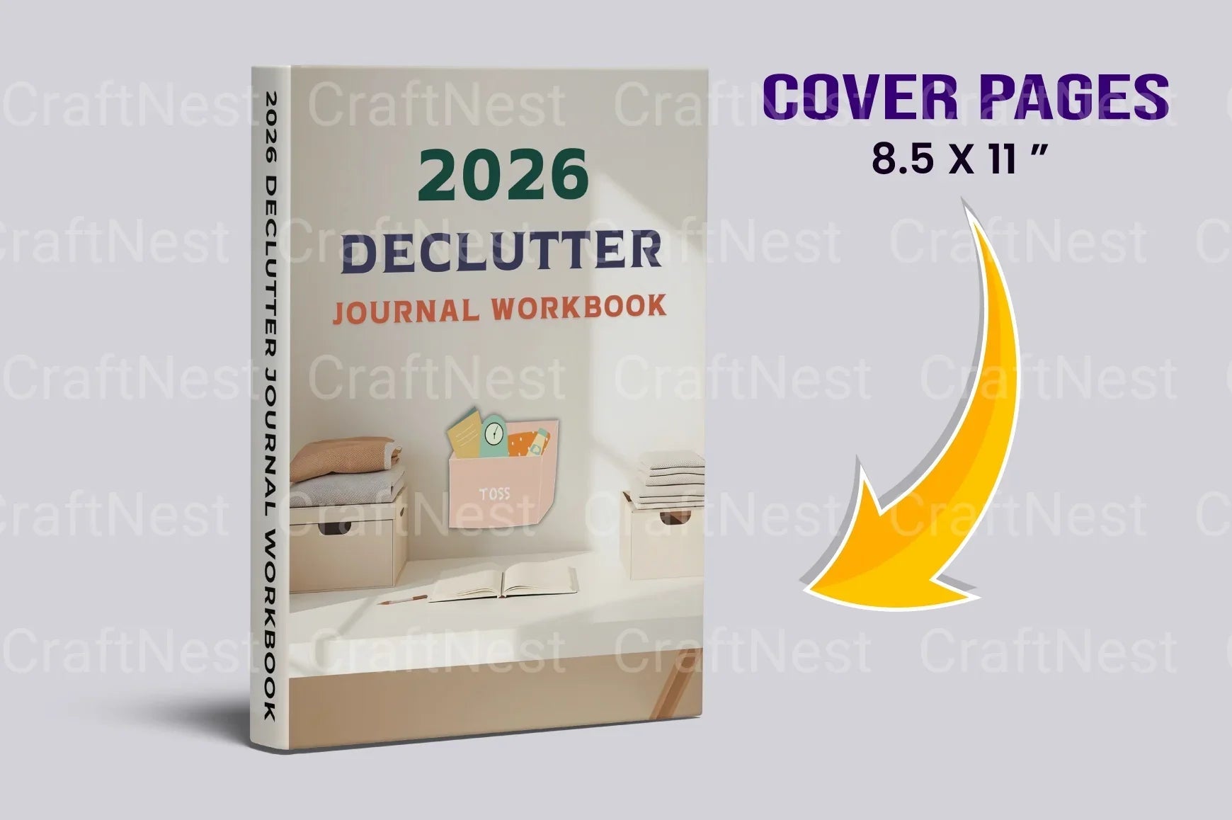Declutter Workbook Guide - CraftNest - Digital Crafting and Art