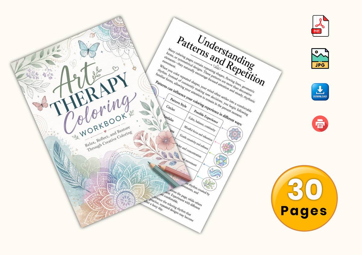 Therapy Coloring Workbook