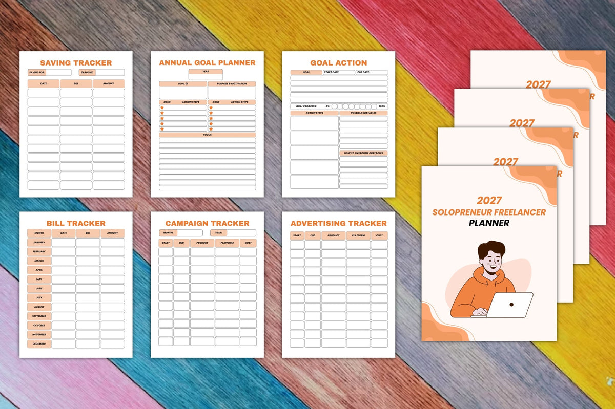 Solopreneur Freelancer Planner 2027