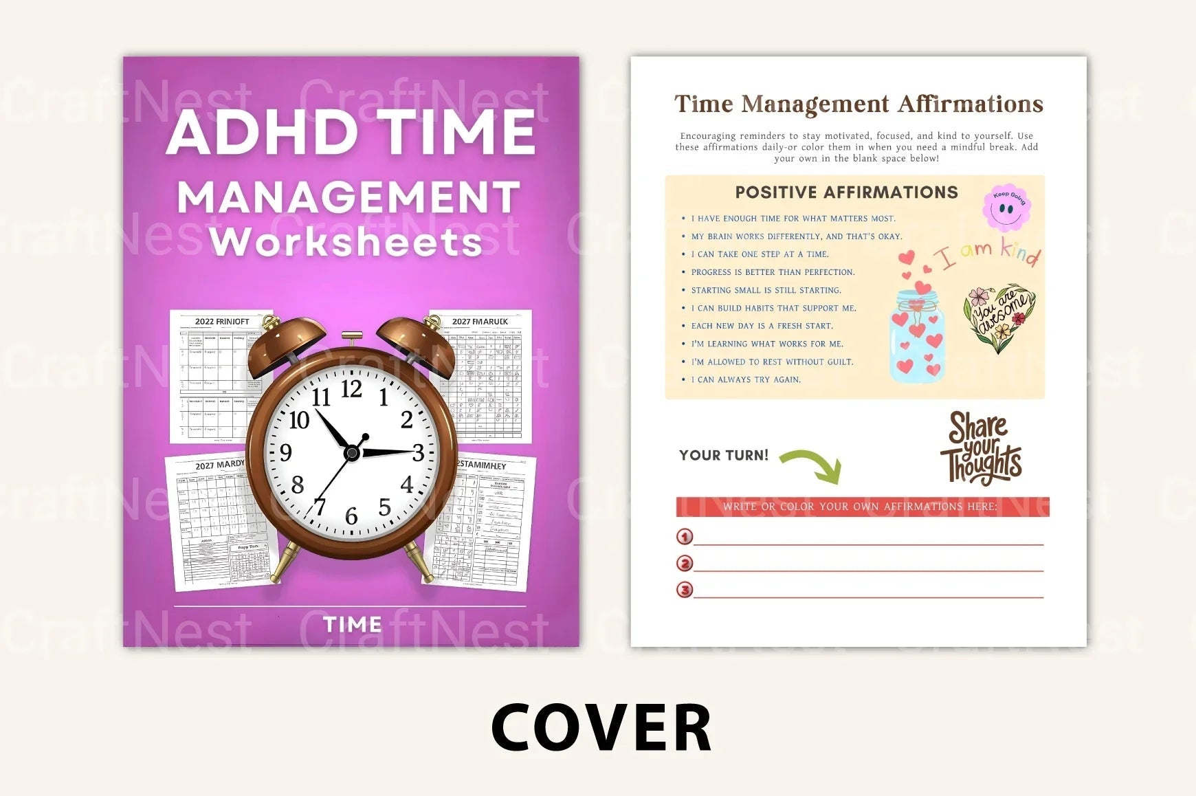 Effective ADHD Time Management Worksheets - CraftNest - Digital Crafting and Art