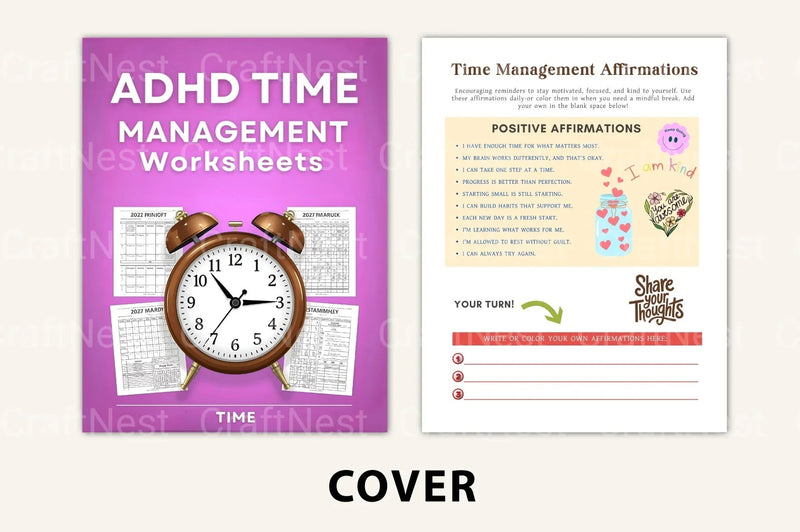 Effective ADHD Time Management Worksheets - CraftNest - Digital Crafting and Art