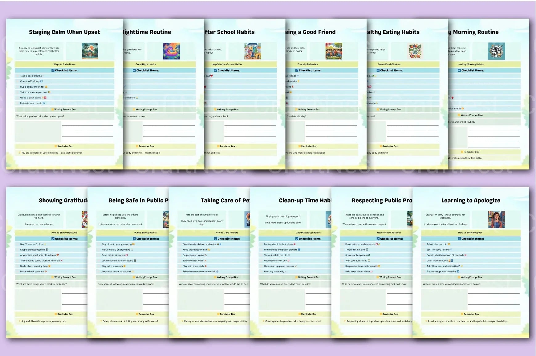 Good Habits and Manners Guide for Kids - CraftNest - Digital Crafting and Art