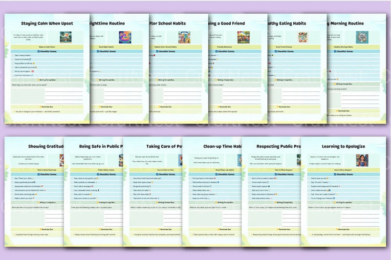Good Habits and Manners Guide for Kids - CraftNest - Digital Crafting and Art