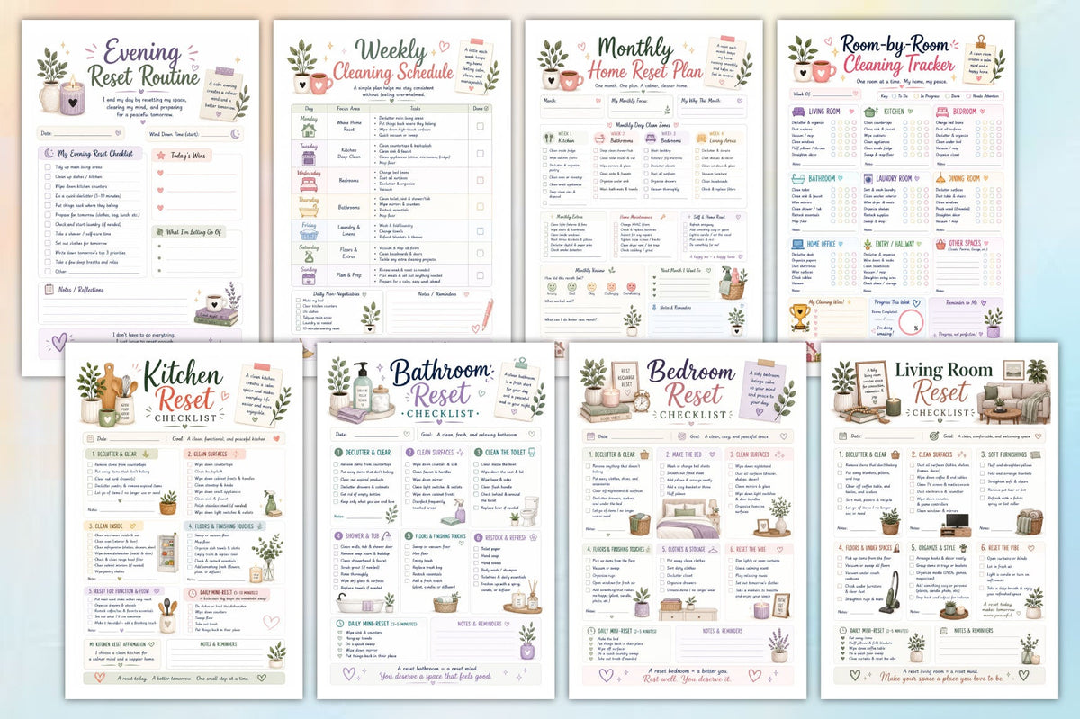 Brain Friendly Home Reset Workbook