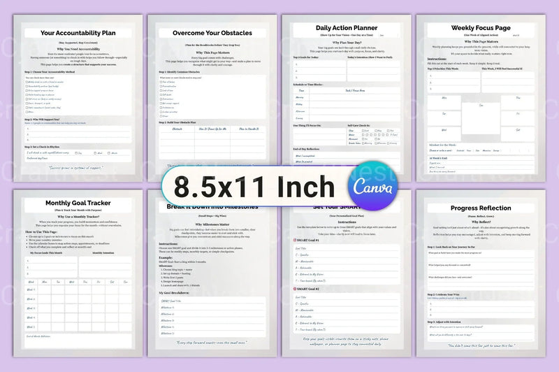 Goal Setting Vision Mapping Guide - CraftNest - Digital Crafting and Art