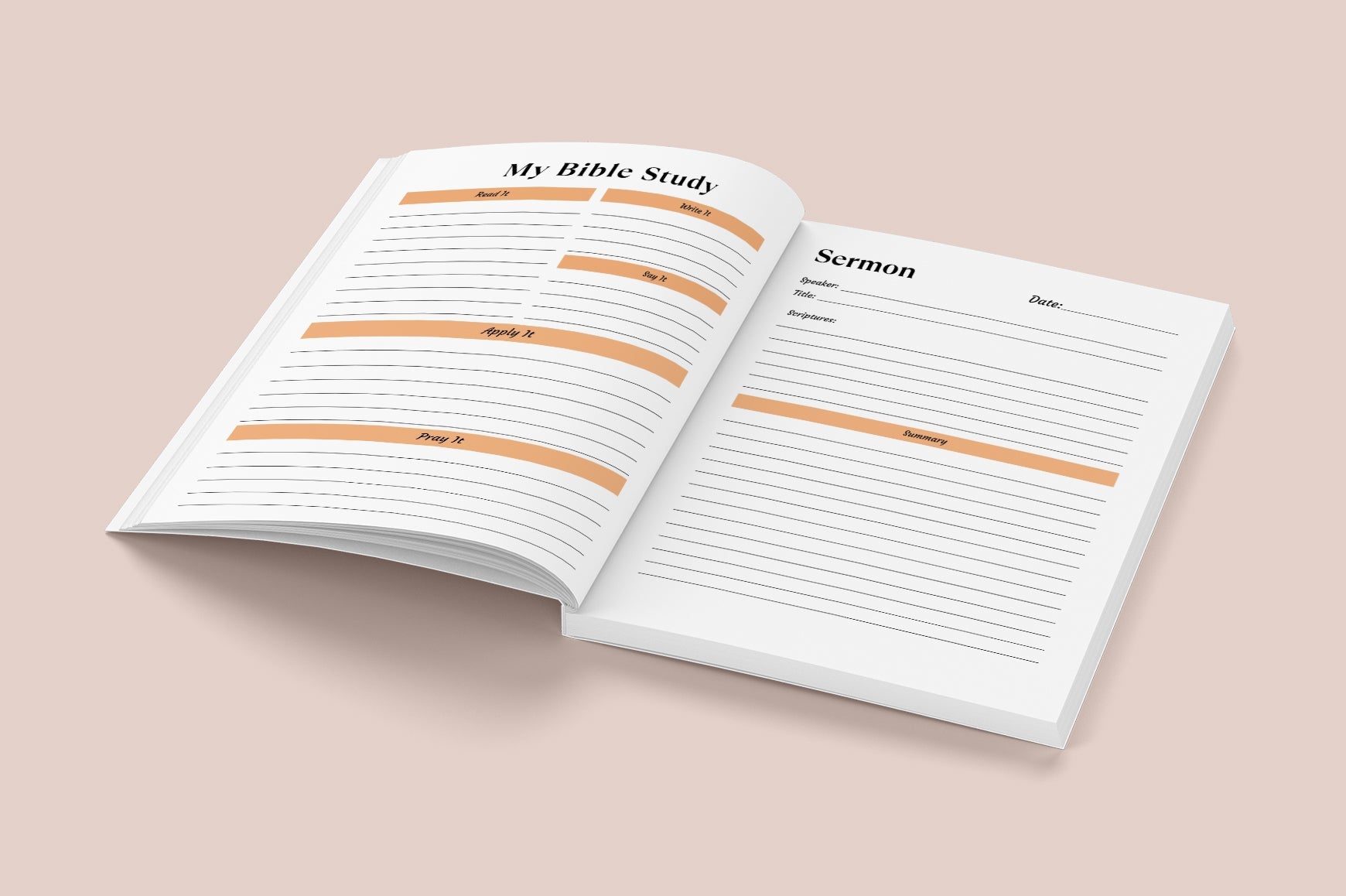 Daily Bible Reading Study Journal
