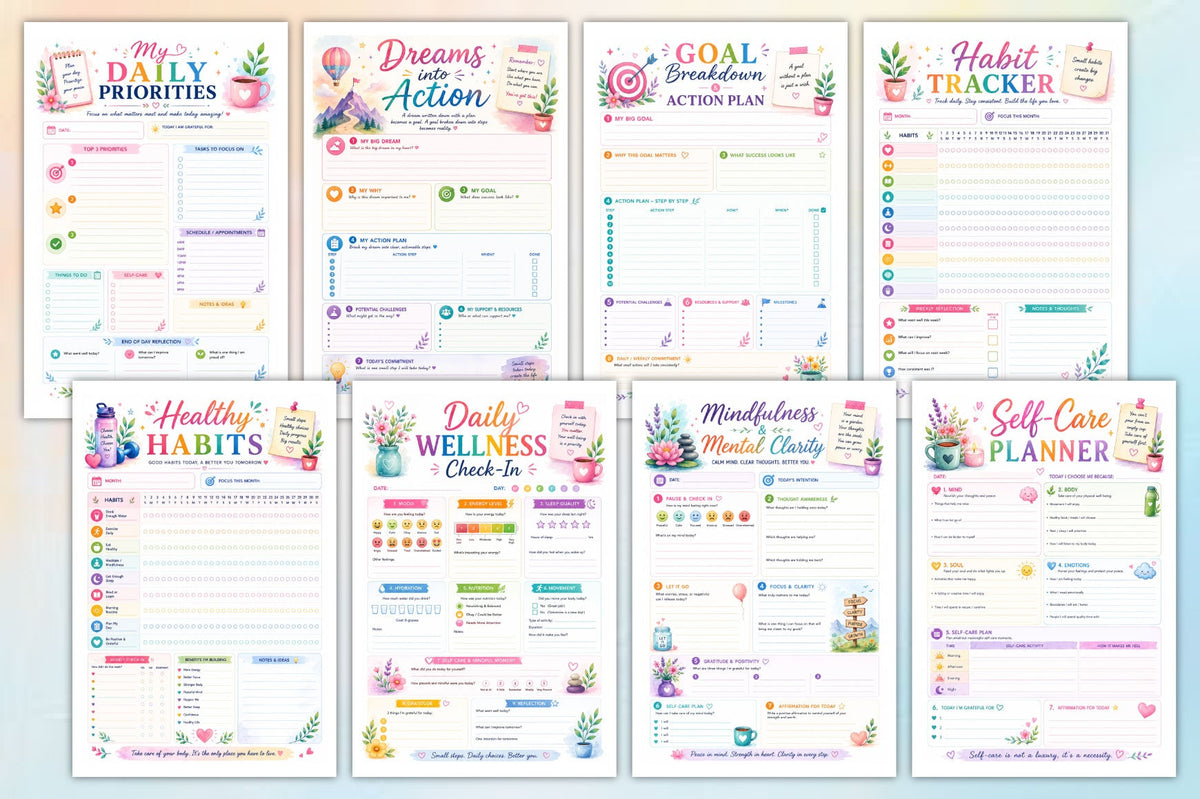 Balanced Goals Lifestyle Planner