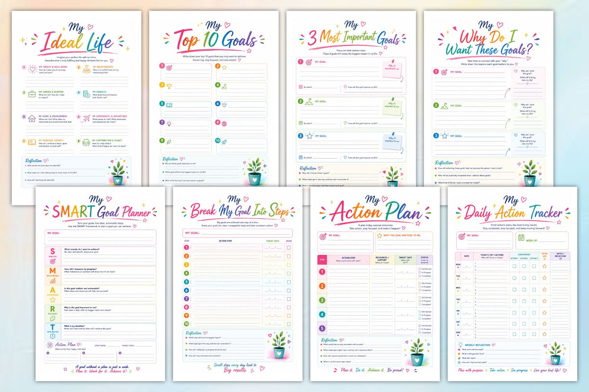 Personal Goals And Action Workbook