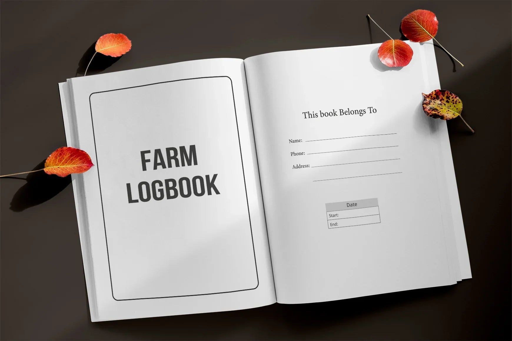 Farm Logbook Planner Bundle - CraftNest - Digital Crafting and Art