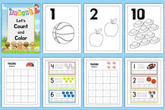 Count and Color Activity for Kids - CraftNest - Digital Crafting and Art