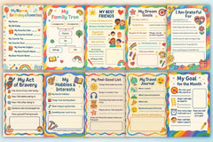 Kids Colorful Planner - CraftNest - Digital Crafting and Art
