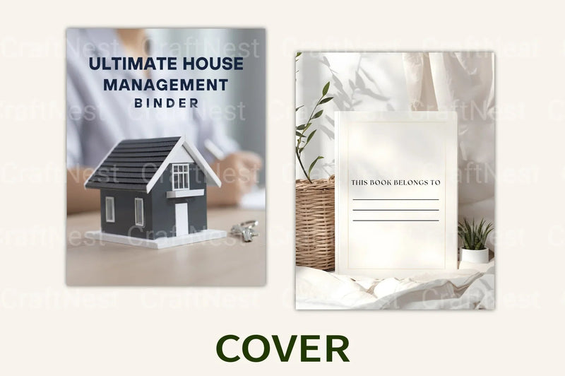 Ultimate House Management Binder for Organization - CraftNest - Digital Crafting and Art