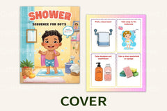 Shower Sequence Cards for Boys - CraftNest - Digital Crafting and Art