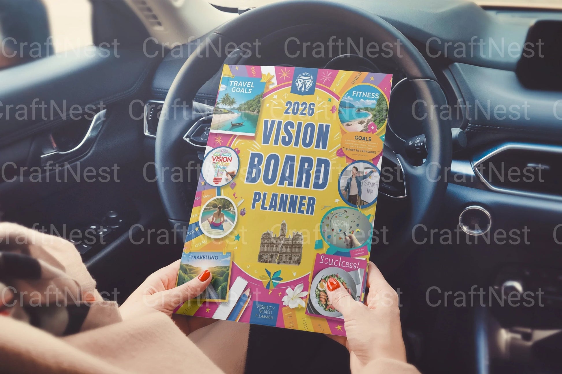 Vision Board Planner - CraftNest - Digital Crafting and Art