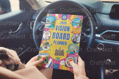 Vision Board Planner - CraftNest - Digital Crafting and Art