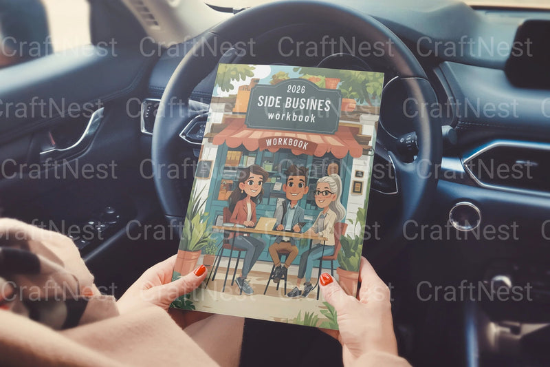 Side Business Workbook for Entrepreneurs - CraftNest - Digital Crafting and Art