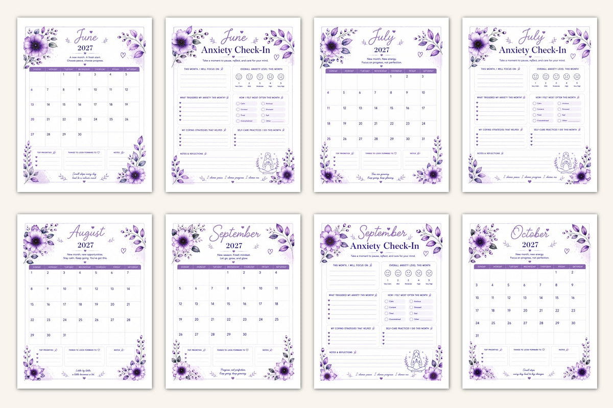 Anxiety Relief Planner 2027