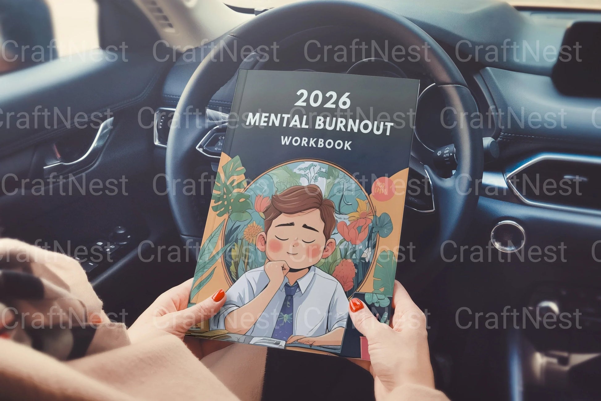 Mental Burnout Workbook: Overcome Stress and Rejuvenate - CraftNest - Digital Crafting and Art