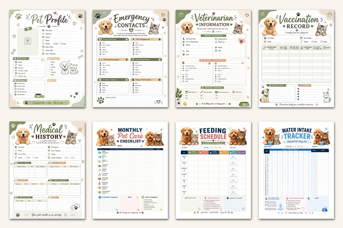 Pet Care Planner 2027
