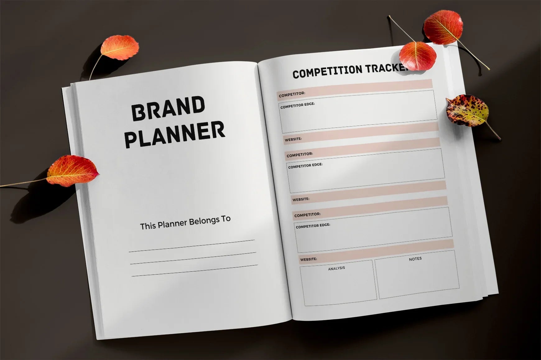 Brand Planner - CraftNest - Digital Crafting and Art