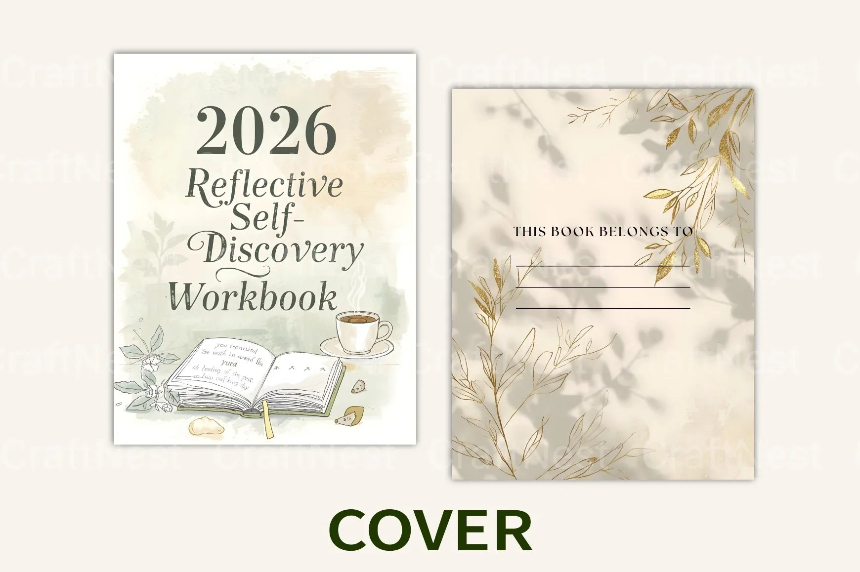 Reflective Self-Discovery Workbook - CraftNest - Digital Crafting and Art
