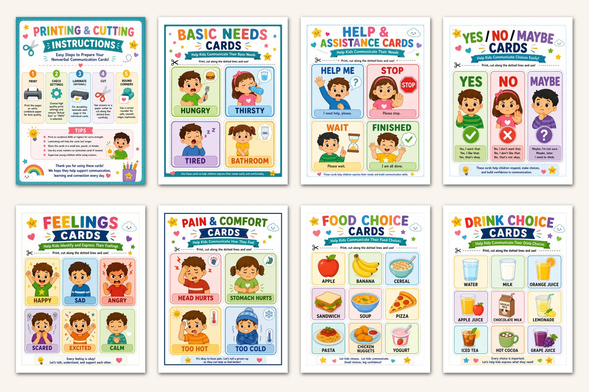 Nonverbal Communication Cards