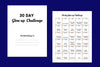 Day Glow Up Challenge Planner