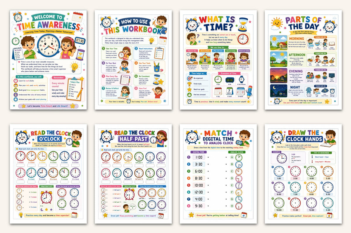 Time Awareness Planning Skills Workbook
