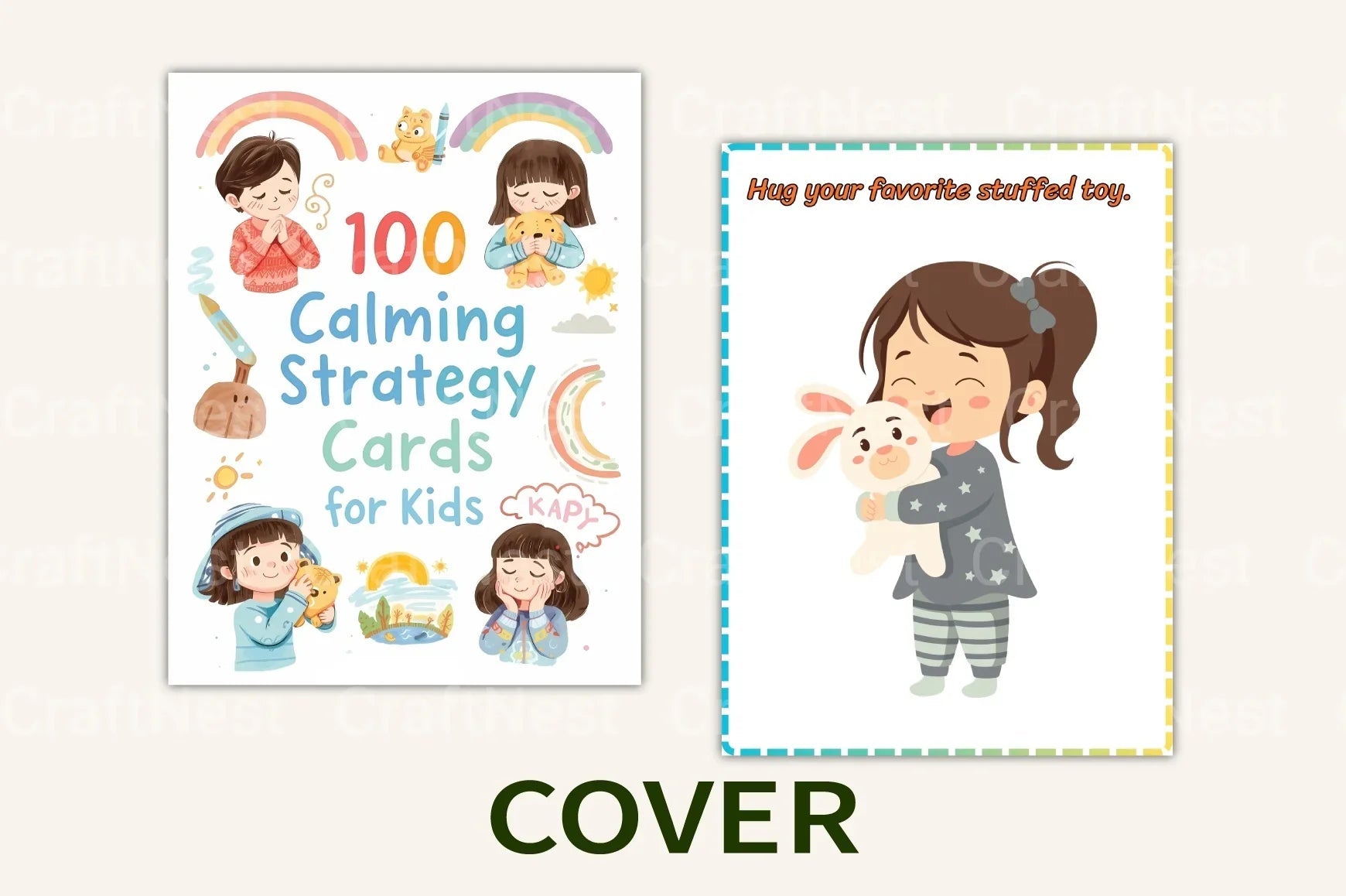 Calming Strategy Cards for Kids - CraftNest - Digital Crafting and Art