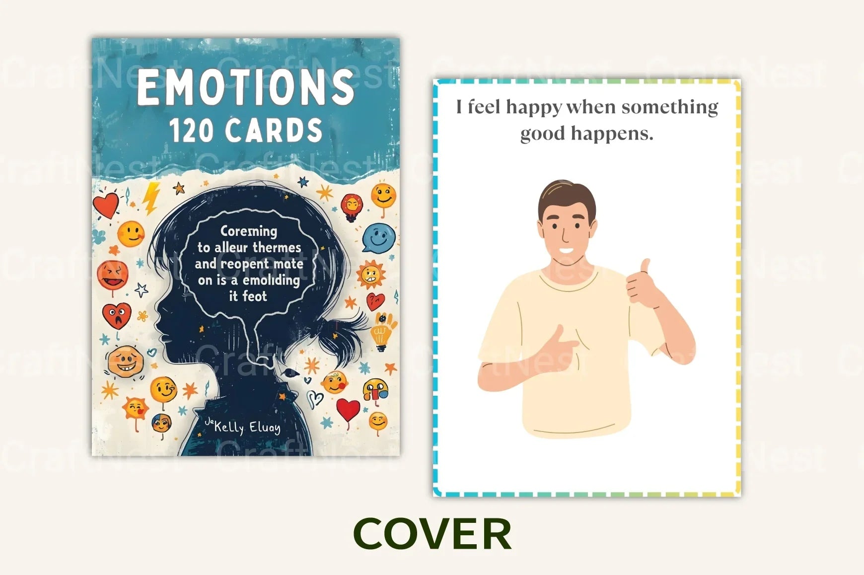 Emotion 120 Cards Collection - CraftNest - Digital Crafting and Art